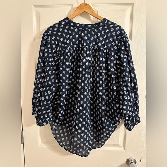 Anthropologie Dolman Sleeve Blouse Sz L - Picture 2 of 7